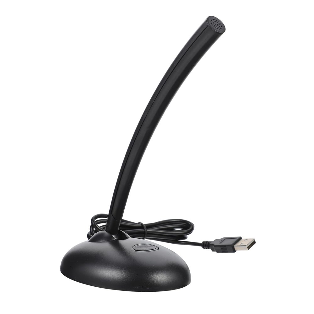CAXUSD Podcast Microphone for Computer USB Gaming Mic Desktop Stand Low Noise Pickup Easy Installation for Online Class Recording