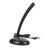 CAXUSD Podcast Microphone for Computer USB Gaming Mic Desktop Stand Low Noise Pickup Easy Installation for Online Class Recording view 1