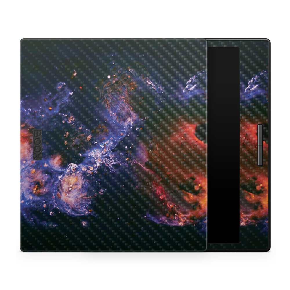 Carbon Fiber Tablet Skin Compatible with BOOX Go Color 7 (2024) - Andromeda - Premium 3M Vinyl Protective Wrap Decal Cover - Easy to Apply | Crafted in The USA by MightySkins