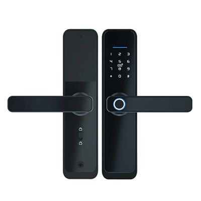 Fingerprint Smart Door Lock Electronic Password Card, Digital Password Fingerprint Lock (Size : 22PB9rrgle latch60 70)