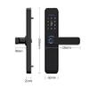 Fingerprint Smart Door Lock Electronic Password Card, Digital Password Fingerprint Lock (Size : 22PB9rrgle latch60 70) view 2