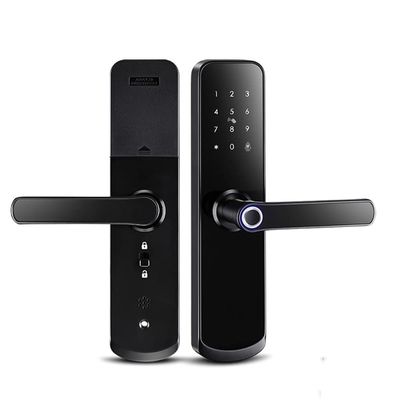 Fingerprint Door Lock Lock App Code Card Key Touch Screen Smart Door Lock Security Digital Electronic Lock (Color : D, Size : 45mm) (D 35 mm)