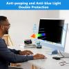 AIZYR Hanging Computer Privacy Screen, Anti Glare Anti Blue Light Protector Blue Light Filter Anti Peeping Privacy Filter Shield, Anti Spy,15.6inch 360 * 220mm view 2