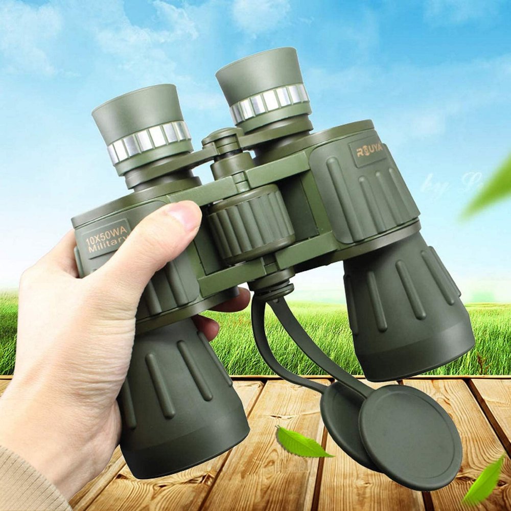 10 X 50 Binocular Binoculars HD NightTelescope Suitable for Soccer Ball Safari Bird Watching Hunting Climbing Waterproof