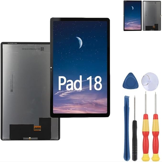 MinTroSD New Display Touch Screen for Blackview Pad 18 LCD Display Replace Parts with Tools.