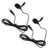 Yardwe 2pcs Portable Laptop Mic Cellphone Lapel Microphone Craftsmanship for Recording Streaming view 1