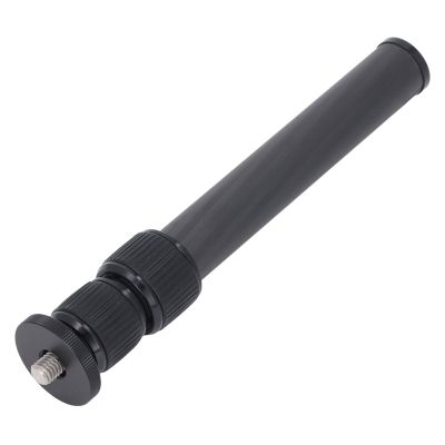 Carbon Fiber Tripod Extension Tube, Lightweight 3 Section Pole with 22lbs Load Capacity, Adjustable Height for DSLR Camera, Ideal for Travel Photography