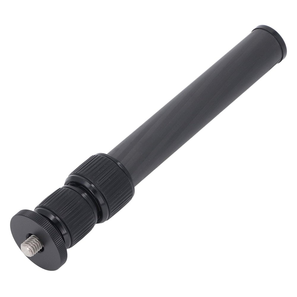 Carbon Fiber Tripod Extension Tube, Lightweight 3 Section Pole with 22lbs Load Capacity, Adjustable Height for DSLR Camera, Ideal for Travel Photography