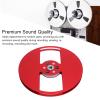 CHEOTIME 1/4 7 Inch Empty Tape Reel, 2 Holes 7inch Open Reel Sound Tape Empty Reel, Aluminum Alloy Universal for Reel to Reel Tape Player (Red) view 2