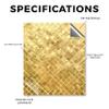 Carbon Fiber Tablet Skin Compatible with BOOX Note Air3 C (2023) - Gold Tiles - Premium 3M Vinyl Protective Wrap Decal Cover - Easy to Apply | Crafted in The USA by MightySkins view 2