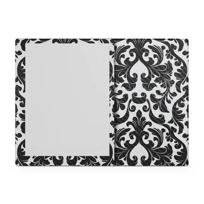 Carbon Fiber Tablet Skin Compatible with BOOX Go 10.3 (2024) - Black Damask - Premium 3M Vinyl Protective Wrap Decal Cover - Easy to Apply | Crafted in The USA by MightySkins