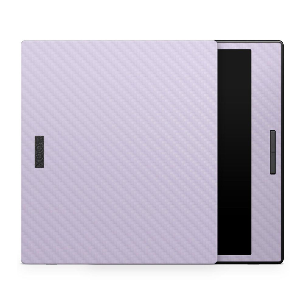 Carbon Fiber Tablet Skin Compatible with BOOX Go Color 7 (2024) - Solid Lilac - Premium 3M Vinyl Protective Wrap Decal Cover - Easy to Apply | Crafted in The USA by MightySkins