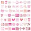 110pcs Pink Bible Christian Themed Waterproof Vinyl Stickers for Water Bottles Cups Laptops Tumblers Journaling Scrapbooking Bicycle Skateboard Luggage Decals (Pink Bible) view 2