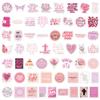 110pcs Pink Bible Christian Themed Waterproof Vinyl Stickers for Water Bottles Cups Laptops Tumblers Journaling Scrapbooking Bicycle Skateboard Luggage Decals (Pink Bible) view 3