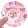 110pcs Pink Bible Christian Themed Waterproof Vinyl Stickers for Water Bottles Cups Laptops Tumblers Journaling Scrapbooking Bicycle Skateboard Luggage Decals (Pink Bible) view 4