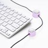 PATIKIL Cable Organizer Holder, 12Pcs Magnetic Spring Desk Cable Management Clips Adhesive Cord Keepers for Office Desktop Wall, Orange/Blue/Purple view 4