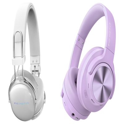 FIO MOTUS FM30 Active Noise Cancelling On Ear Headphones with FM20, Wireless Over Ear, Hi-Res Sound, Custom EQ via App, 130H Playtime, Comfortable Fit, for Travel Home Office