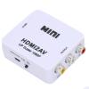 Mtlavishness HD Multimedia Interface to AV Converter Adapter Mini Video Converter Box Video Adapters Support 720P 1080 HDMI Video Converter for TV VHS VCR DVD view 3