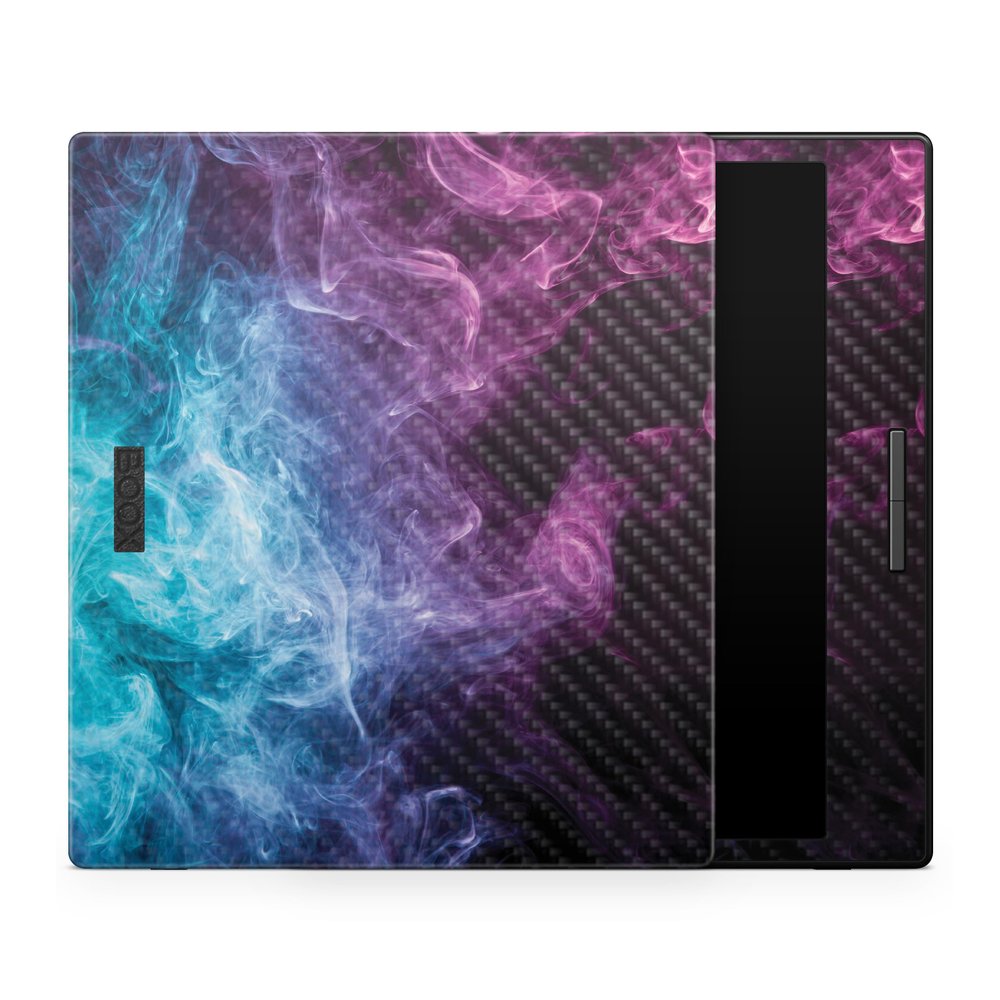 Carbon Fiber Tablet Skin Compatible with BOOX Go Color 7 (2024) - Mystic Smoke - Premium 3M Vinyl Protective Wrap Decal Cover - Easy to Apply | Crafted in The USA by MightySkins