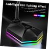 Toddmomy 1pc Bendable USB Microphone RGB Lighting Portable Desktop Mic for Voice Chat Video Conferencing and Gaming Compatible Home Office and Streaming Applications Black view 4