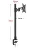 1pcs Computer Display Stand Lifting and retracting Universal Desktop Table clamp Retractable Universal Screen Base(LC108A/60) view 2
