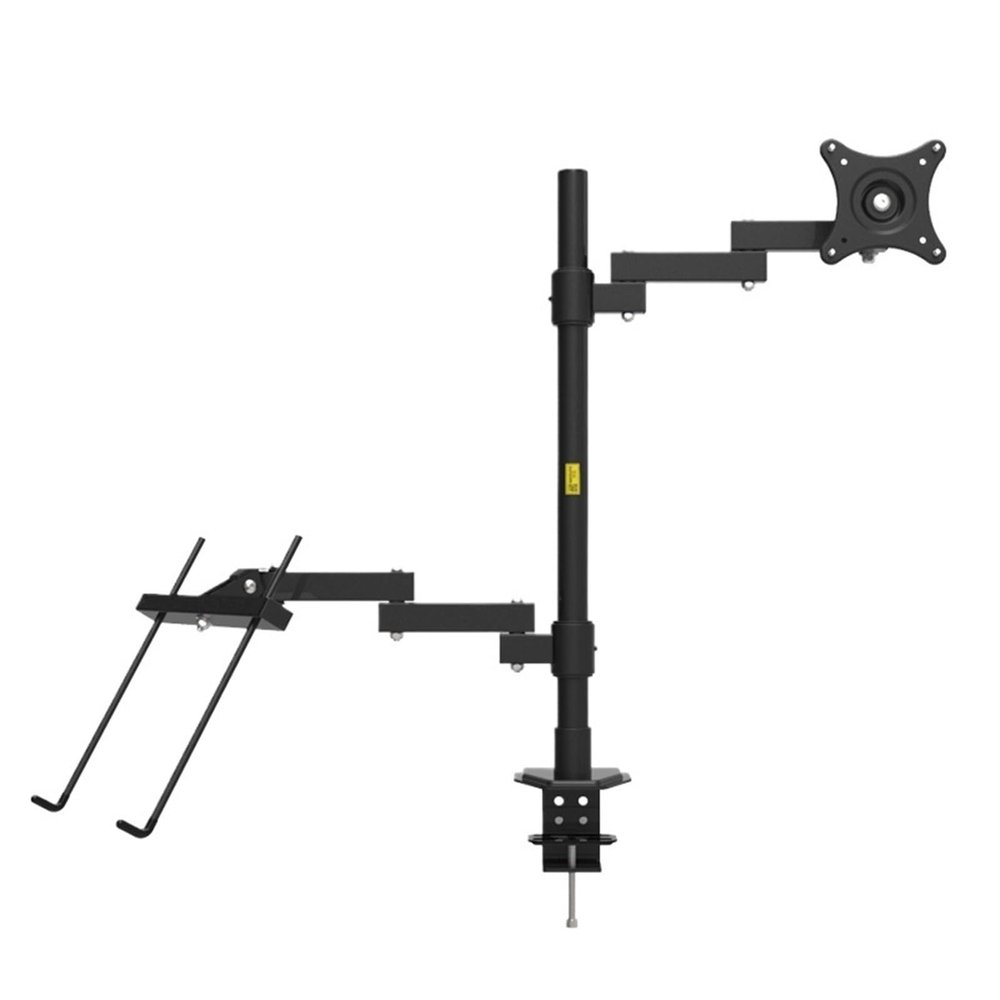 OOIOPCI Desktop Dual-Screen Monitor Laptop Stand Folding Rotation Height Lifting Dual-Screen Monitor Stand(S458-2)
