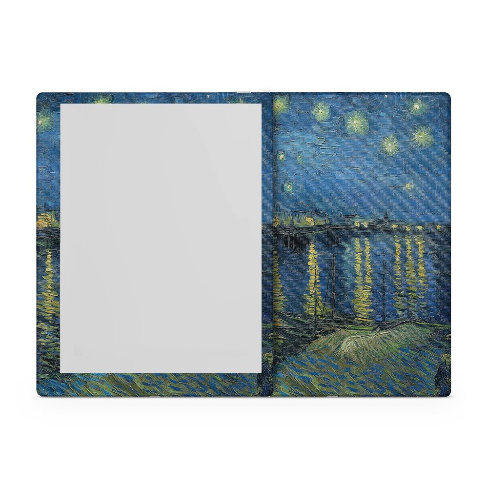 Carbon Fiber Tablet Skin Compatible with BOOX Go 10.3 (2024) - Over The Rhone - Premium 3M Vinyl Protective Wrap Decal Cover - Easy to Apply | Crafted in The USA by MightySkins