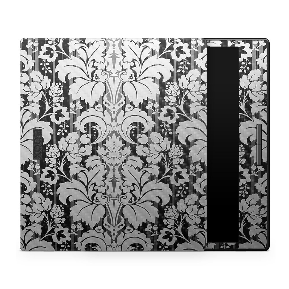 Carbon Fiber Tablet Skin Compatible with BOOX Go Color 7 (2024) - Floral Retro - Premium 3M Vinyl Protective Wrap Decal Cover - Easy to Apply | Crafted in The USA by MightySkins