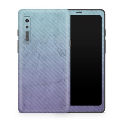 Carbon Fiber Tablet Skin Compatible with BOOX Palma 1 (2023) - Gradient Marble - Premium 3M Vinyl Protective Wrap Decal Cover - Easy to Apply | Crafted in The USA by MightySkins