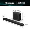 Hisense AX3100Q 3.1Ch Sound Bar with Wireless Subwoofer, Dolby Atmos, DTS:X, Bluetooth 5.3, Roku TV Ready, HDMI/AUX/ARC/Optical/USB, EzPlay, 7 EQ Modes view 2