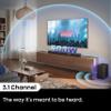 Hisense AX3100Q 3.1Ch Sound Bar with Wireless Subwoofer, Dolby Atmos, DTS:X, Bluetooth 5.3, Roku TV Ready, HDMI/AUX/ARC/Optical/USB, EzPlay, 7 EQ Modes view 4