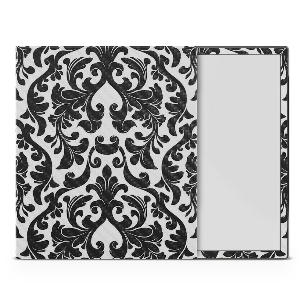 Carbon Fiber Tablet Skin Compatible with BOOX Note Air4 C (2024) - Black Damask - Premium 3M Vinyl Protective Wrap Decal Cover - Easy to Apply | Crafted in The USA by MightySkins