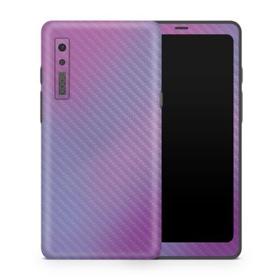 Carbon Fiber Tablet Skin Compatible with BOOX Palma 1 (2023) - Purple Fog - Premium 3M Vinyl Protective Wrap Decal Cover - Easy to Apply | Crafted in The USA by MightySkins