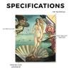 Carbon Fiber Tablet Skin Compatible with BOOX Note Air3 C (2023) - Birth of Venus - Premium 3M Vinyl Protective Wrap Decal Cover - Easy to Apply | Crafted in The USA by MightySkins view 2
