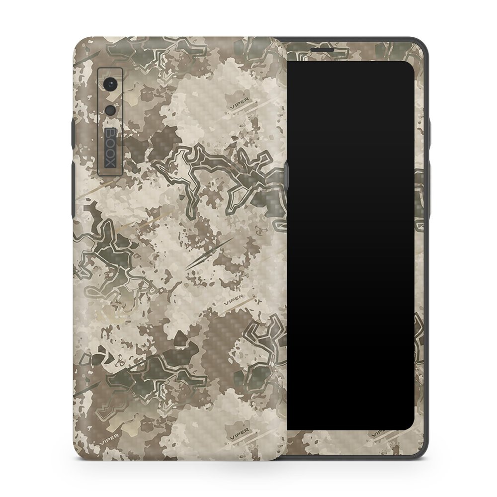 Carbon Fiber Tablet Skin Compatible with BOOX Palma 1 (2023) - Viper Western - Premium 3M Vinyl Protective Wrap Decal Cover - Easy to Apply | Crafted in The USA by MightySkins