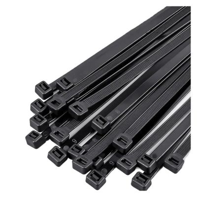500/1000PCS Self-Locking Plastic Nylon Tie Black Zip Wraps Strap Nylon Cable Tie Set Fastening Ring Loop Wire Wrap(3.5x150mm (500pcs))