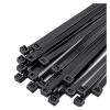500/1000PCS Self-Locking Plastic Nylon Tie Black Zip Wraps Strap Nylon Cable Tie Set Fastening Ring Loop Wire Wrap(3.5x150mm (500pcs)) view 1