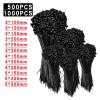 500/1000PCS Self-Locking Plastic Nylon Tie Black Zip Wraps Strap Nylon Cable Tie Set Fastening Ring Loop Wire Wrap(3.5x150mm (500pcs)) view 3