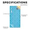 Carbon Fiber Tablet Skin Compatible with BOOX Palma 1 (2023) - Blue Vintage - Premium 3M Vinyl Protective Wrap Decal Cover - Easy to Apply | Crafted in The USA by MightySkins view 2