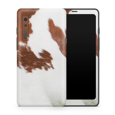 Tablet Skin Compatible with BOOX Palma 1 (2023) - Cow Hide - Premium 3M Vinyl Protective Wrap Decal Cover - Easy to Apply | Crafted in The USA by MightySkins