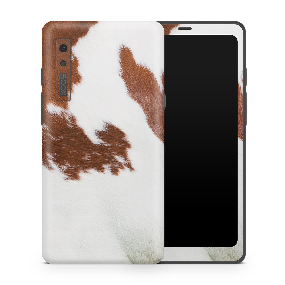 Tablet Skin Compatible with BOOX Palma 1 (2023) - Cow Hide - Premium 3M Vinyl Protective Wrap Decal Cover - Easy to Apply | Crafted in The USA by MightySkins
