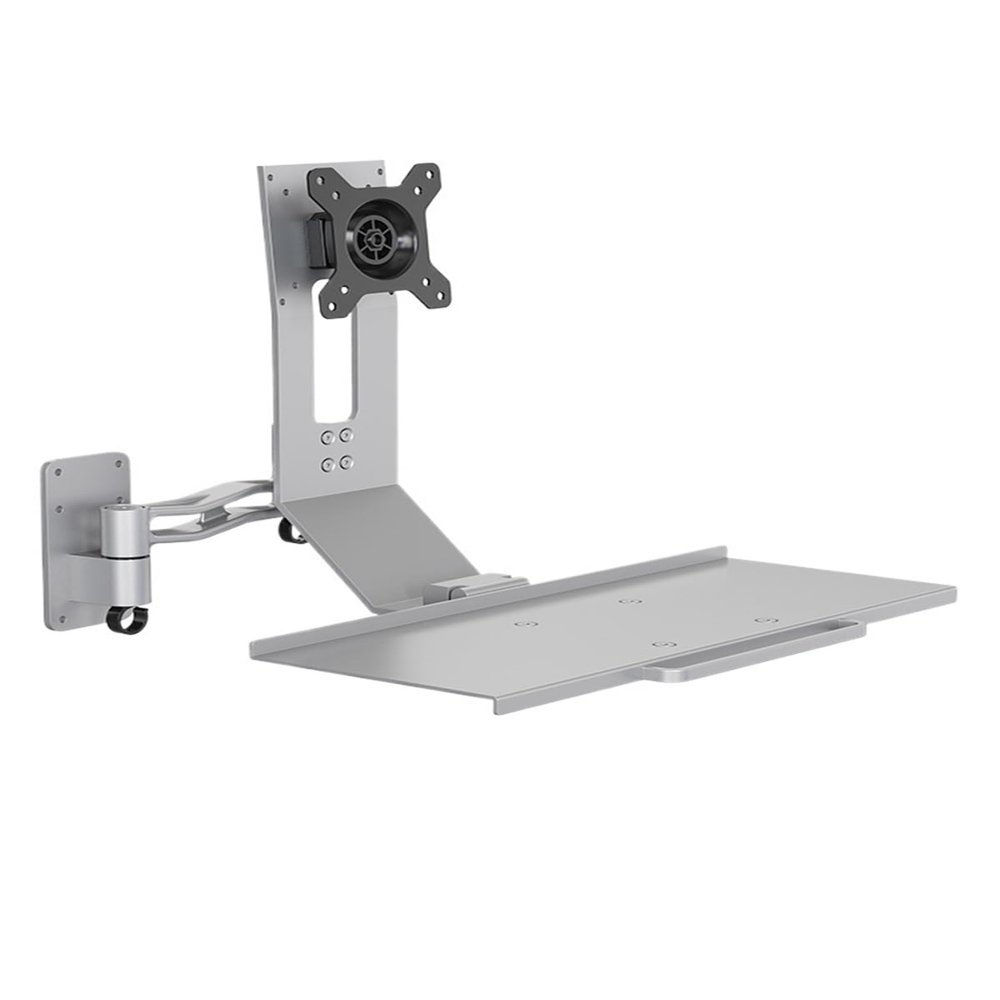 EFZRZYJ Industrial Equipment Computer Monitor Stand Mechanical arm Aluminum Alloy Display Keyboard Bracket Wall Mount Folding Bracket(WS25-700Z45)