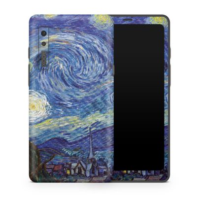 Carbon Fiber Tablet Skin Compatible with BOOX Palma 1 (2023) - Starry Night - Premium 3M Vinyl Protective Wrap Decal Cover - Easy to Apply | Crafted in The USA by MightySkins