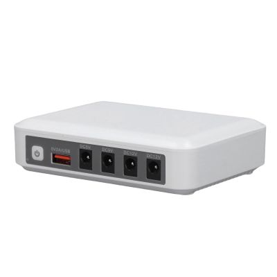 WALFRONT Mini UPS 6000mAh Large Capacity DC 5V 9V 12V Output Multiple Guards Router UPS Backup Power Supply Modem Security Camera Uninterruptible Power Supply (US Plug)