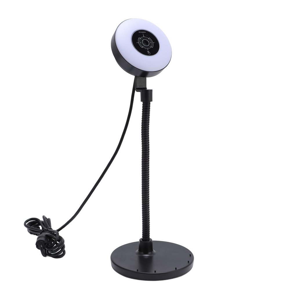 5MP Webcam with Fill Light, 30FPS AF Touch Control Auto Focus Streaming Webcam with Remote Control, USB Web Camera Built in Microphone for Video Calling and Online Classes