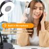 5MP Webcam with Fill Light, 30FPS AF Touch Control Auto Focus Streaming Webcam with Remote Control, USB Web Camera Built in Microphone for Video Calling and Online Classes view 3