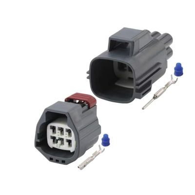 HUABAO 1/5/10 Sets 6 Pin Car Water Proof Connector Plug Car Electric Gasoline Pump 7283-5553-10 Electronic Fuel Pump Plug(Male Female,10 Sets)