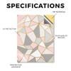 Carbon Fiber Tablet Skin Compatible with BOOX Go 10.3 (2024) - Rose Gold Polygon - Premium 3M Vinyl Protective Wrap Decal Cover - Easy to Apply | Crafted in The USA by MightySkins view 2
