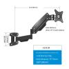OOIOPCI Wall-Mounted Super Long arm air Pressure Monitor Bracket Hanger Computer TV Universal Telescopic LG312(LG312B) view 2