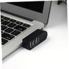 Holibanna 3 Compact Portable Splitter Hub with Data Ports Lightweight and Low Power Consumption Compatible with and for Simultaneous Device Connection Black view 3